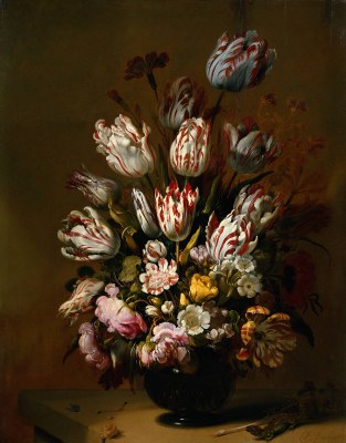 Hans Boulenger (ca. 1600–nach 1645), Tulpen in einer Vase, Öl auf Holz, 68 cm x 54,5 cm, 1639; Bildquelle: © Rijksmuseum, Amsterdam.