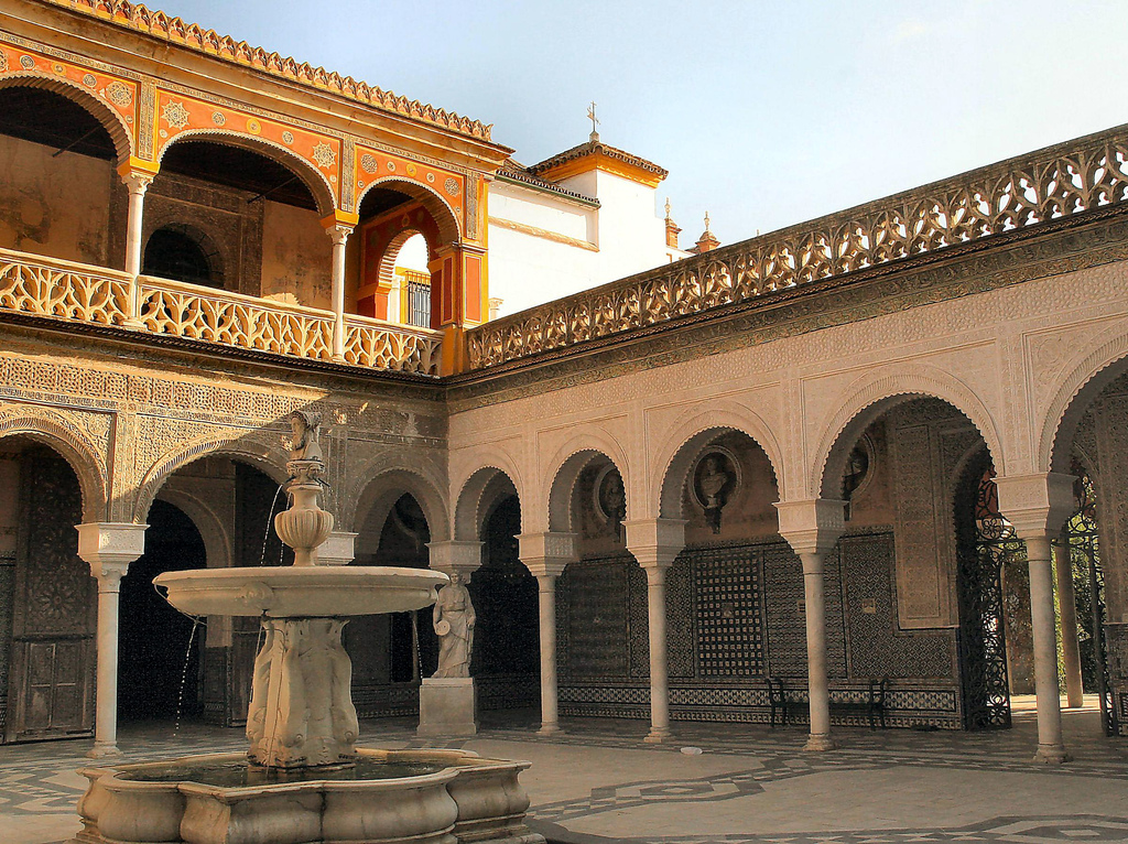 Casa de Pilatos, Sevilla, Farbphotographie, unbekannter Photograph, Bildquelle: Wikimedia Commons, http://commons.wikimedia.org/wiki/File:Casa_de_pilatos1.jpg