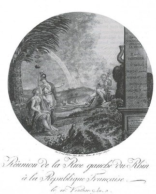 Réunion de la Rive gauche du Rhin à la Republique Francaise le 18 Ventôse An 9 IMG