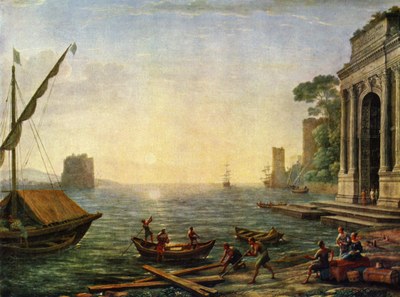 Claude Lorrain Seehafen IMG