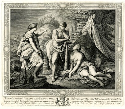 Hercules rejects Pleasure and Chuses Virtue IMG