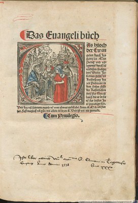 Titelseite Evangelibuch Kaysersberg (IMG)